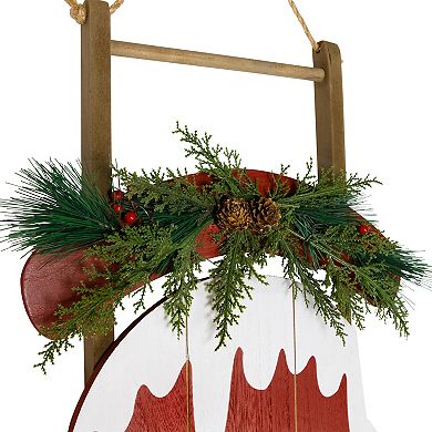 Northlight Snow Sled Merry Christmas Porch Sign Decor