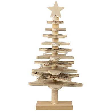 Northlight Star Cut-Outs Wooden Tree Christmas Decoration