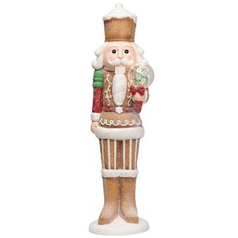 Northlight LED Lighted Gingerbread Christmas Nutcracker Floor Decor