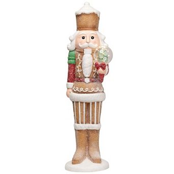 Northlight LED Lighted Gingerbread Christmas Nutcracker Floor Decor