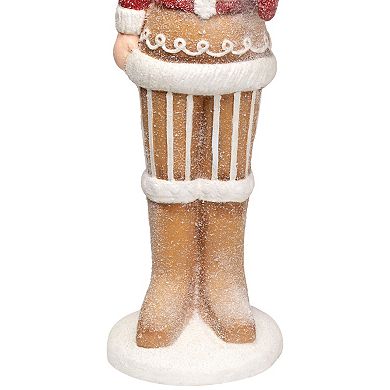 Northlight LED Lighted Gingerbread Christmas Nutcracker Floor Decor