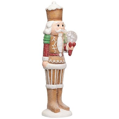 Northlight LED Lighted Gingerbread Christmas Nutcracker Floor Decor