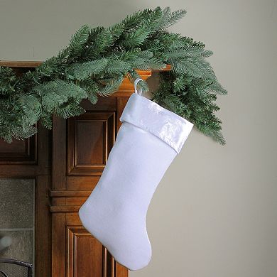 Northlight Traditional Velveteen Christmas Stocking