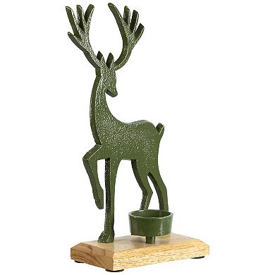 Northlight Reindeer Christmas Metal Tealight Holder