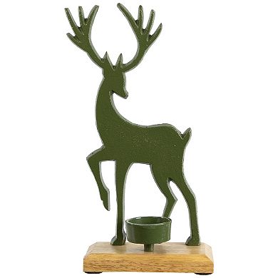 Northlight Reindeer Christmas Metal Tealight Holder