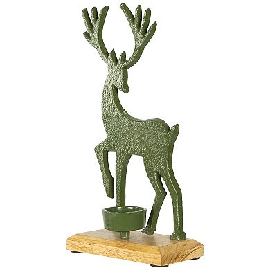 Northlight Reindeer Christmas Metal Tealight Holder