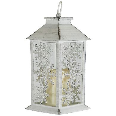 Northlight LED Lighted Snowflakes Christmas Candle Lantern