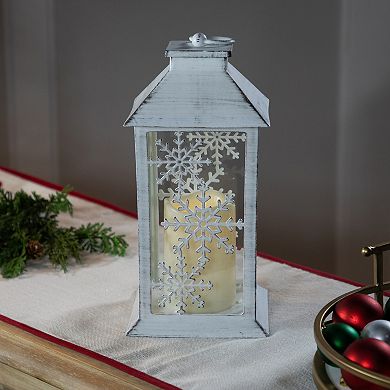 Northlight LED Lighted Snowflakes Christmas Candle Lantern