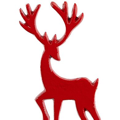 Northlight Reindeer Metal Christmas Tealight Holder