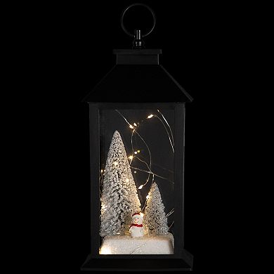 Northlight LED Lighted Snowman Winter Scene Christmas Lantern