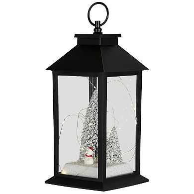 Northlight LED Lighted Snowman Winter Scene Christmas Lantern