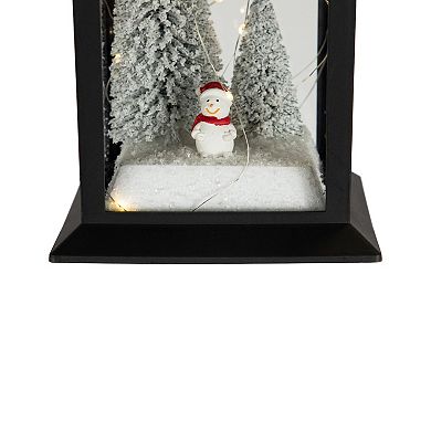 Northlight LED Lighted Snowman Winter Scene Christmas Lantern