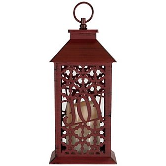 Northlight Snowflakes "Joy" Christmas Candle Lantern
