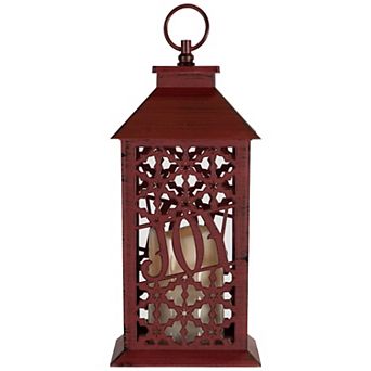 Northlight Snowflakes "Joy" Christmas Candle Lantern