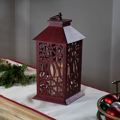 Northlight Snowflakes "Joy" Christmas Candle Lantern