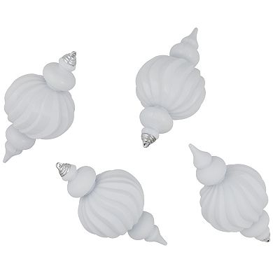Northlight 4-Piece Shatterproof Finial Christmas Ornaments Set