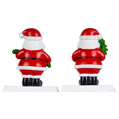 Northlight 2-Piece Santa Claus Christmas Stocking Holders Set