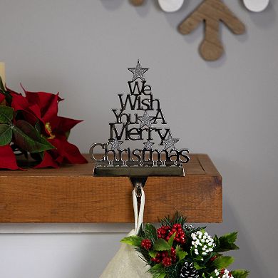 Northlight "We Wish You A Merry Christmas" Tree Stocking Holder