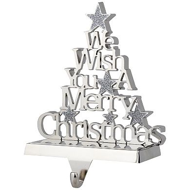 Northlight "We Wish You A Merry Christmas" Tree Stocking Holder