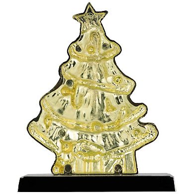 Northlight Decorated Christmas Tree Metal Stocking Holder