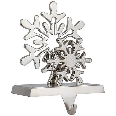Northlight Double Snowflakes Christmas Stocking Holder