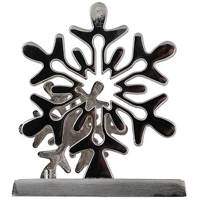 Northlight Double Snowflakes Christmas Stocking Holder
