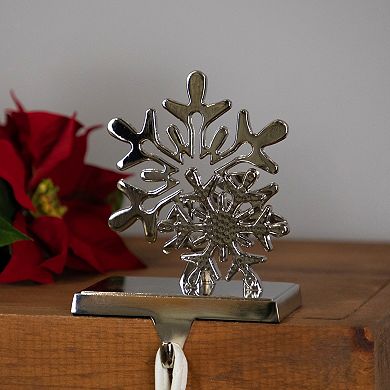 Northlight Double Snowflakes Christmas Stocking Holder