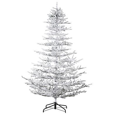 Northlight Pre-Lit Artificial Flocked Garden Christmas Tree