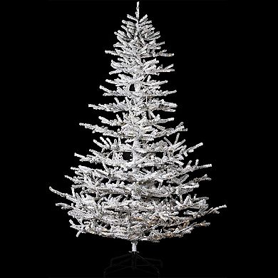 Northlight Pre-Lit Artificial Flocked Garden Christmas Tree
