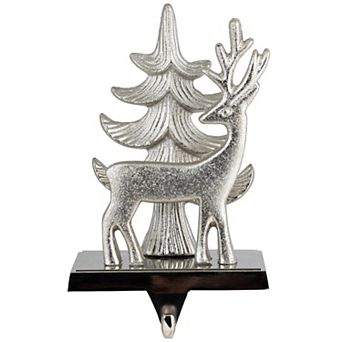 Northlight Reindeer & Pine Tree Christmas Stocking Holder