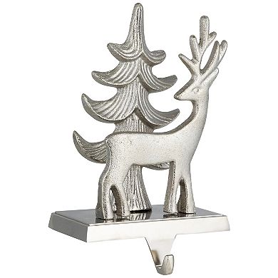 Northlight Reindeer & Pine Tree Christmas Stocking Holder