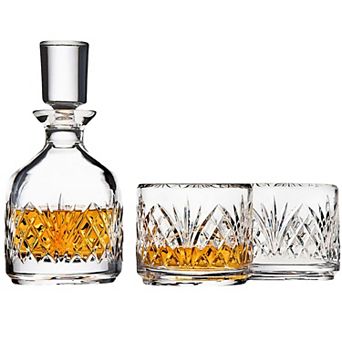 Godinger Silver Dublin Crystal Stacking Decanter