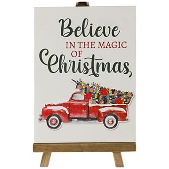 Northlight Believe in the Magic of Christmas Sign Table Décor