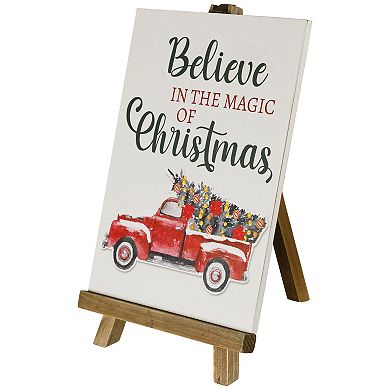 Northlight Believe in the Magic of Christmas Sign Table Décor