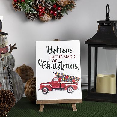 Northlight Believe in the Magic of Christmas Sign Table Décor