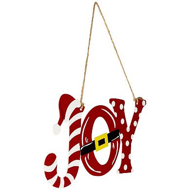 Northlight Santa Hat & Belt Joy Christmas Wall Sign Decor