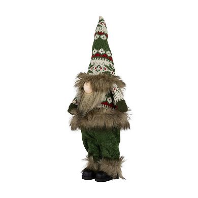 Northlight 19-in. Standing Knitted Outfit Gnome Christmas Figure Table Decor