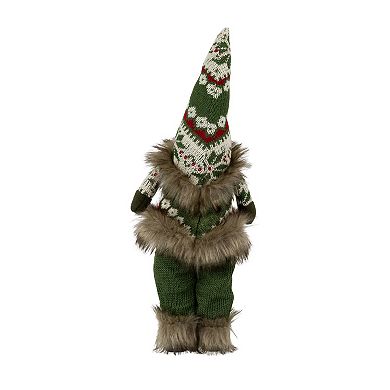Northlight 19-in. Standing Knitted Outfit Gnome Christmas Figure Table Decor