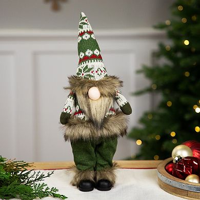 Northlight 19-in. Standing Knitted Outfit Gnome Christmas Figure Table Decor