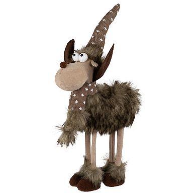 Northlight 19-in. Standing Four Legged Moose Christmas Figure Floor Decor