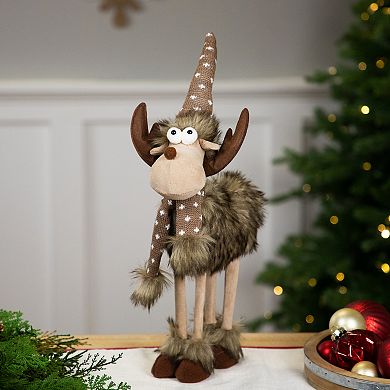 Northlight 19-in. Standing Four Legged Moose Christmas Figure Floor Decor