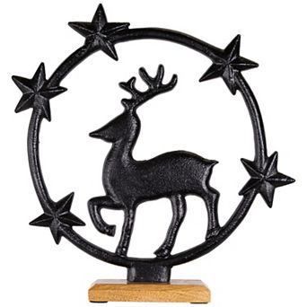 Northlight Star Bright Metal Reindeer Christmas Decoration - 12"