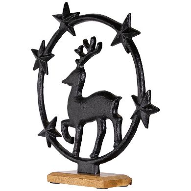 Northlight Star Bright Metal Reindeer Christmas Decoration - 12"
