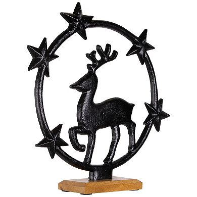 Northlight Star Bright Metal Reindeer Christmas Decoration - 12"