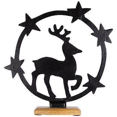 Northlight Star Bright Metal Reindeer Christmas Decoration - 12"