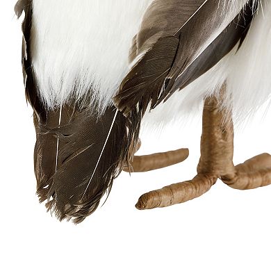 Northlight Standing Plush Winter Owl Christmas Figurine - 11.5"