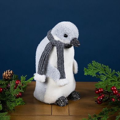 Northlight Penguin in Winter Scarf Christmas Figurine - 7.5"