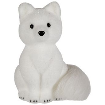 Northlight Sitting Artic Fox Pup Christmas Figurine - 7.5"