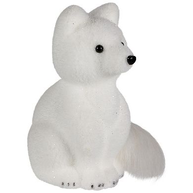 Northlight Sitting Artic Fox Pup Christmas Figurine - 7.5"
