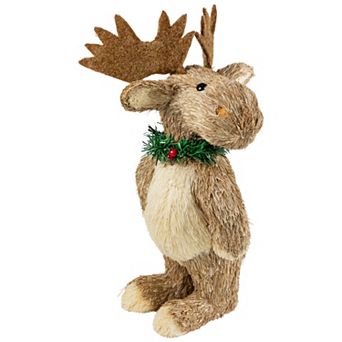 Northlight Woodland Standing Moose Christmas Figure - 14"
